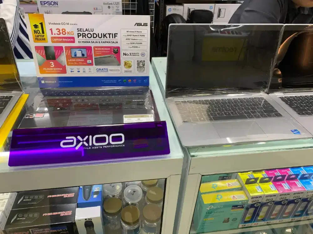 Laptop axioo Axioo Hype 3,Hype 5 dengan i3/Ryzen 5,8GB/256GB SSD)