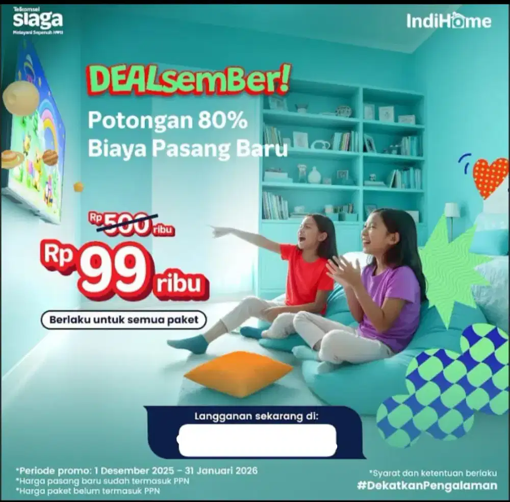 Menerima pemasangan WiFi indihome