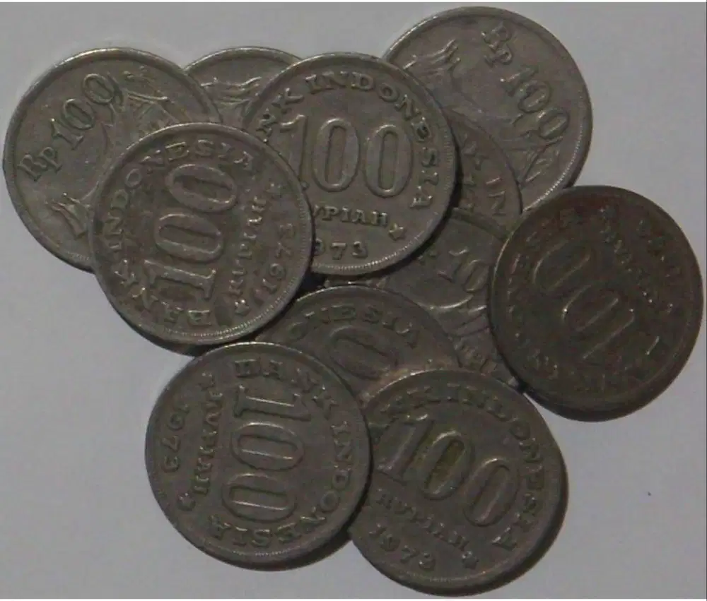 Uang logam 100 rupiah tebal, kuno