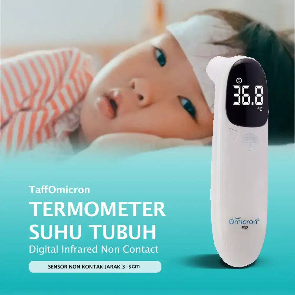 TaffOmicron Termometer Suhu Badan Digital