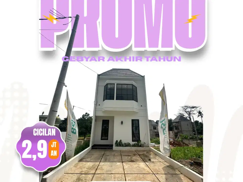 Perumahan Eksklusif Depok Selatan, Cicilan 3 Jutaan, Free Biaya