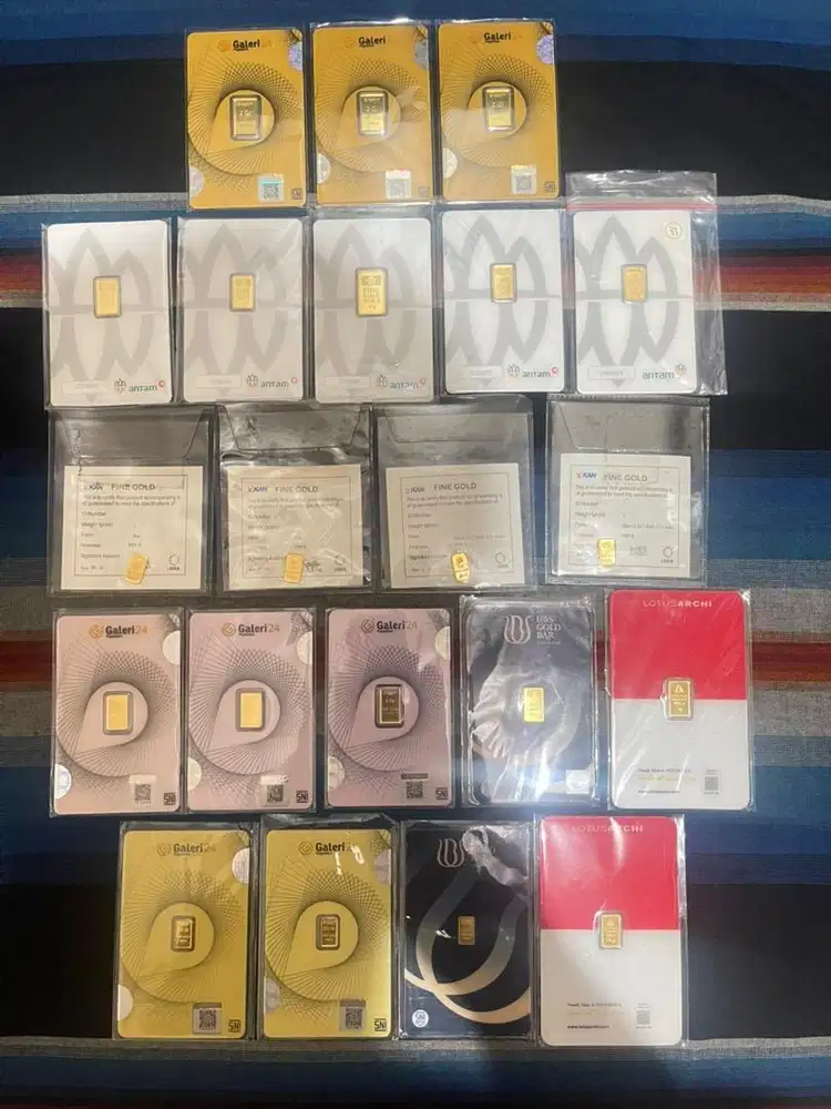 Antam, Galeri24, UBS & Lotus.