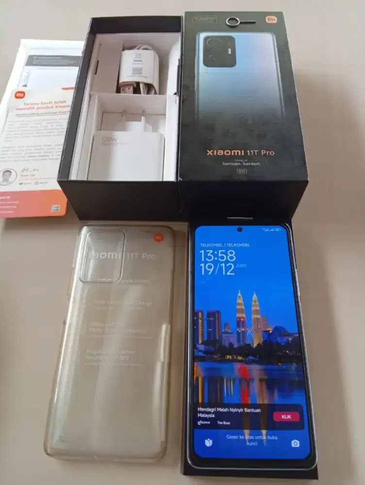 Xiaomi 11t Pro 5G 8+4/256 Fullset Ex Garansi Resmi