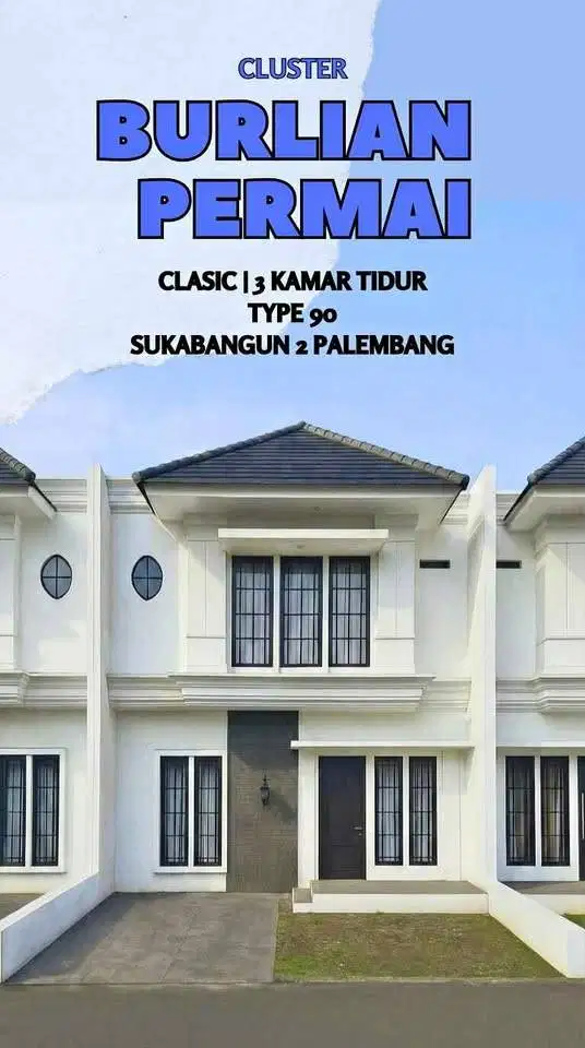 jual rumah cluster sukabangun 2