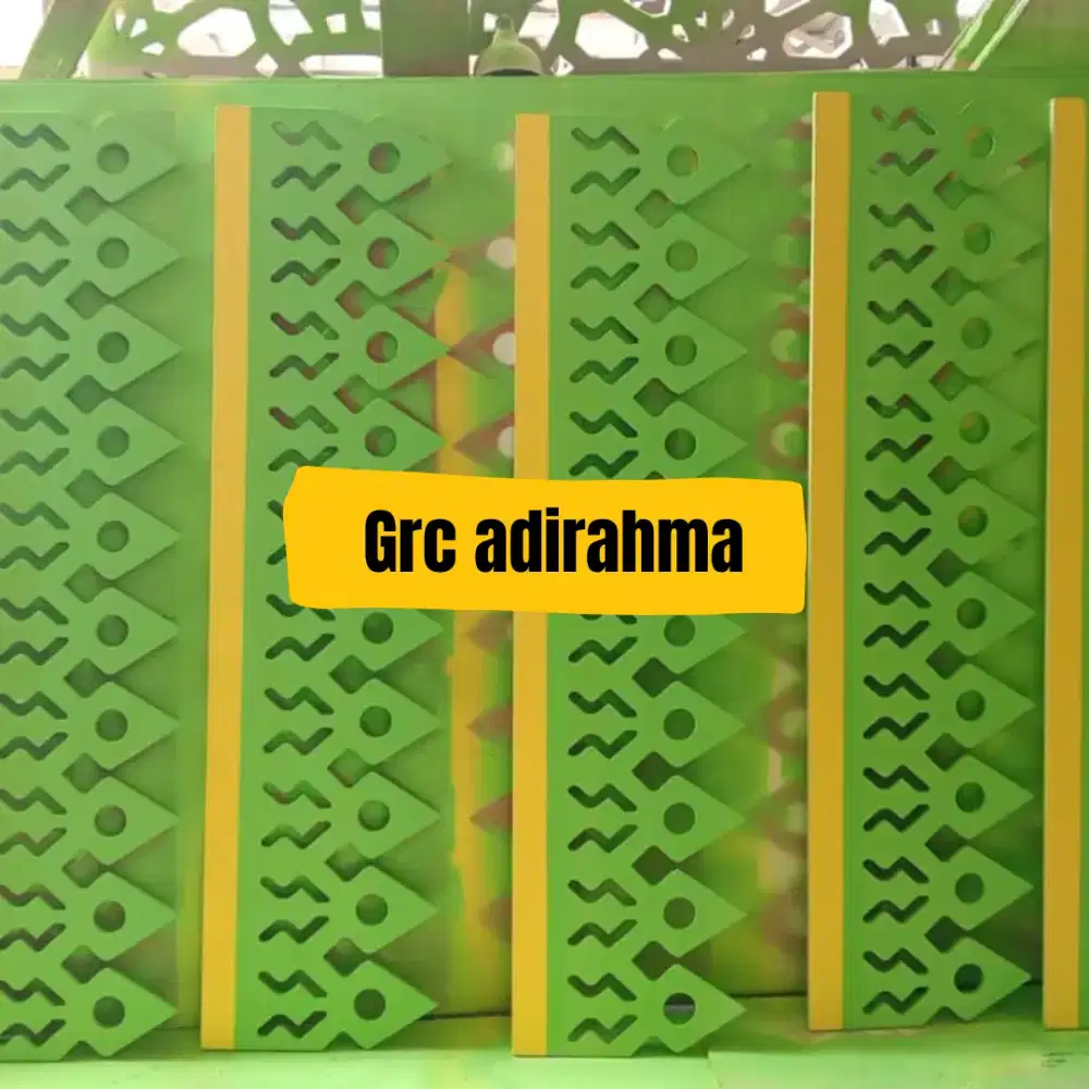 Lisplang Betawi GRC Motif Kayu untuk Teras & Pagar Jabodetabek