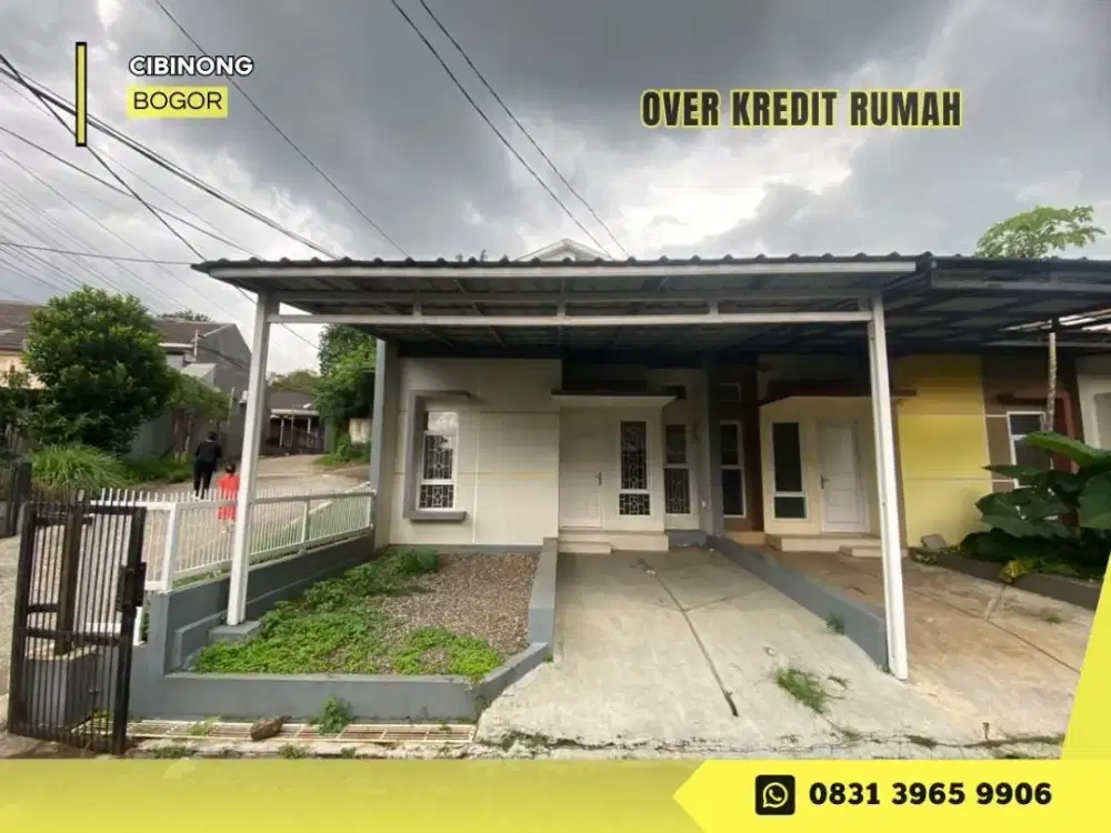 Jual Over Kredit Rumah 69JT dkt Stasiun di Taman Asri Cibinong Bogor