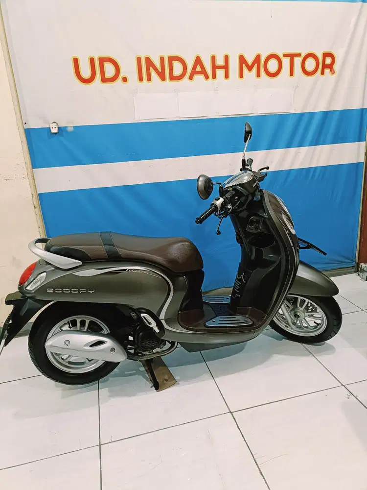 Coklat doff HONDA SCOOPY ESP STYLISH PRESTIGE KEYLLES REMOT 2022