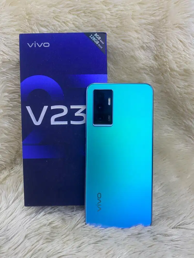 Vivo v23e ram 8/128Gb biru fullset Original#3com