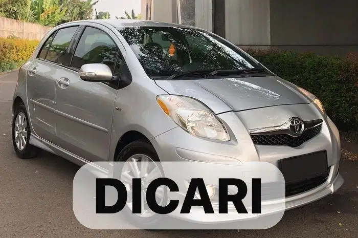 Di Cari Toyota Yaris Tahun 2009 ke atas Yaris Matic 2011 Yaris Bakpao