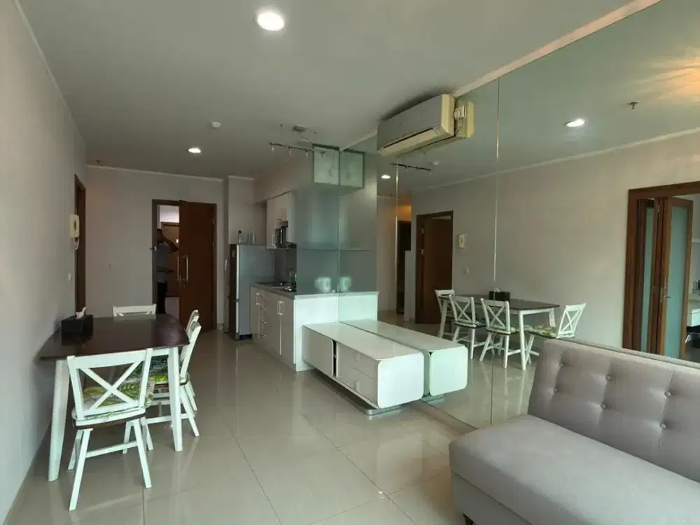 Dijual Apartemen Sahid Sudirman Residence Tipe 2 Kamar Tidur Furnished
