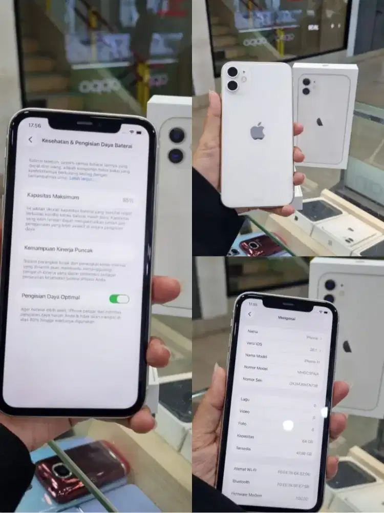 JUAL HP IPHONE 11 6gb SECOND EX IBOX