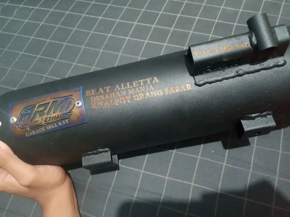 Knalpot ARM luster v1 sarful baru