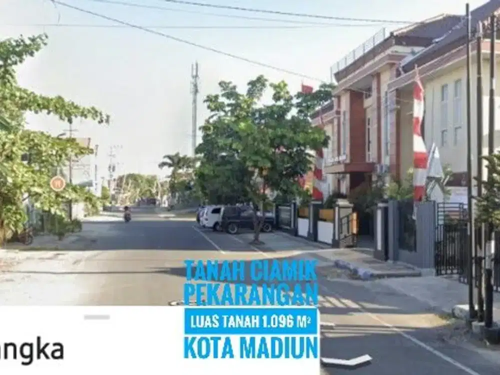 Tanah Pekarangan, Jl Semangka KOTA MADIUN Lokasi Prospektif