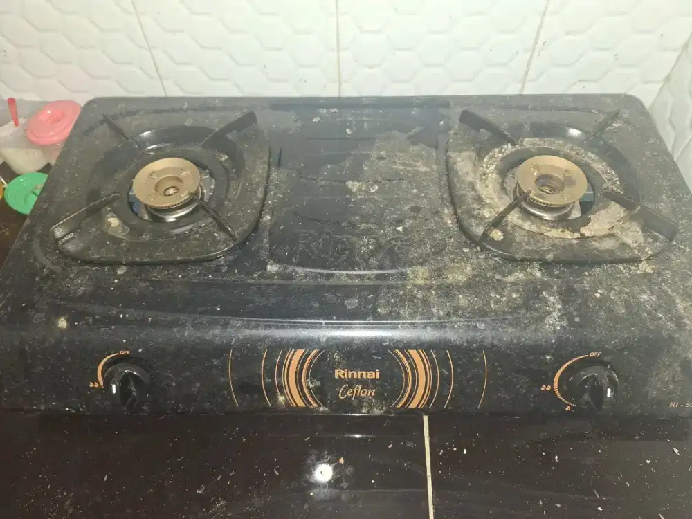 JUAL KOMPOR RINNAI 2 TUNGKU+ SELANG REGULATOR