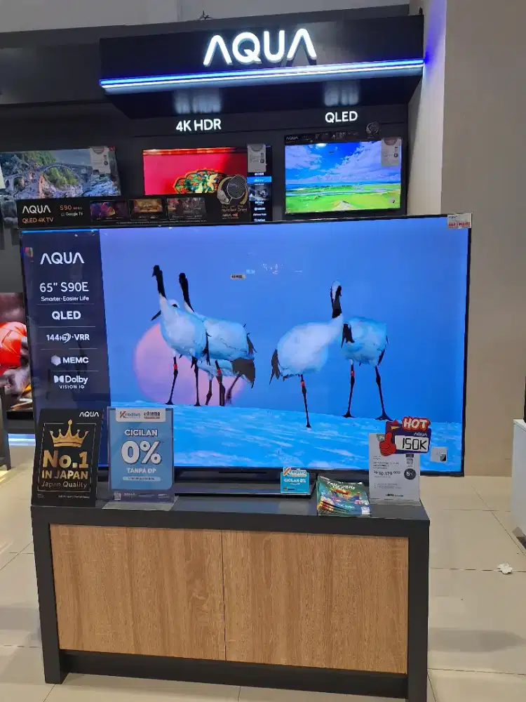 TV QLED AQUA 65INCH FREE BREKET