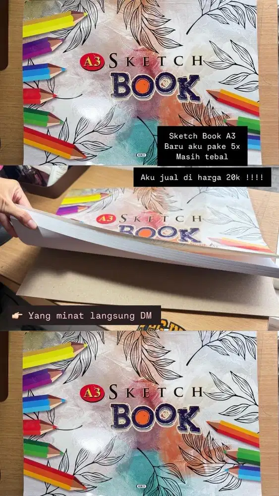 Sketch Book A3 Tebal