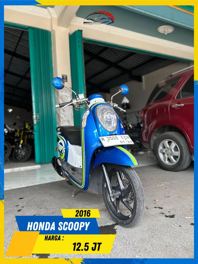 HONDA SCOOPY 2016 MESIN DIJAMIN AMAN HIKMAH MOTOR KEPUH
