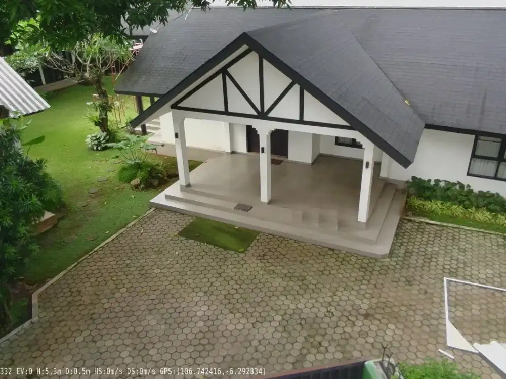 Rumah American Style , Sejuk Indah di Pondok Ranji, Bintaro