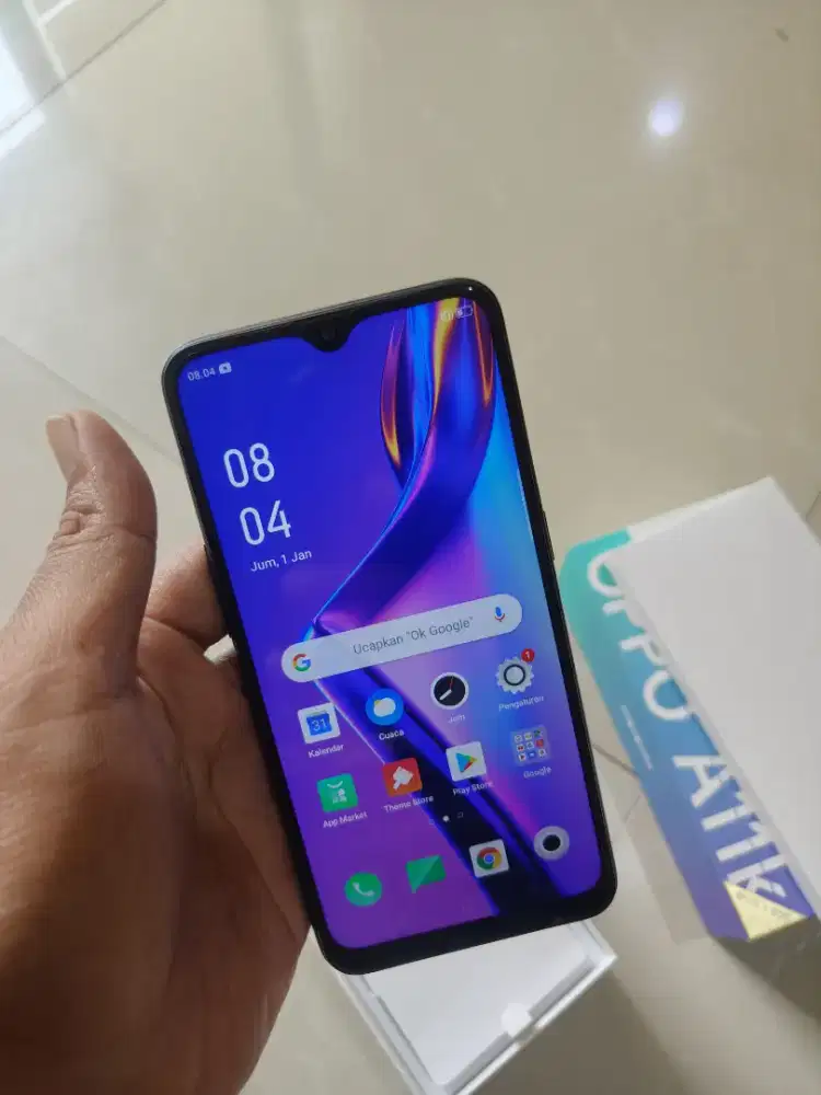 Oppo a11k 32gb black fulset original
