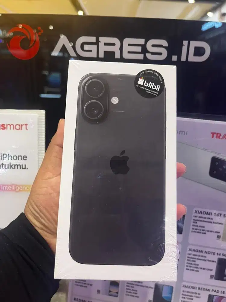 BISA CICIL IPHONE 16 128 BLACK NEW RESMI