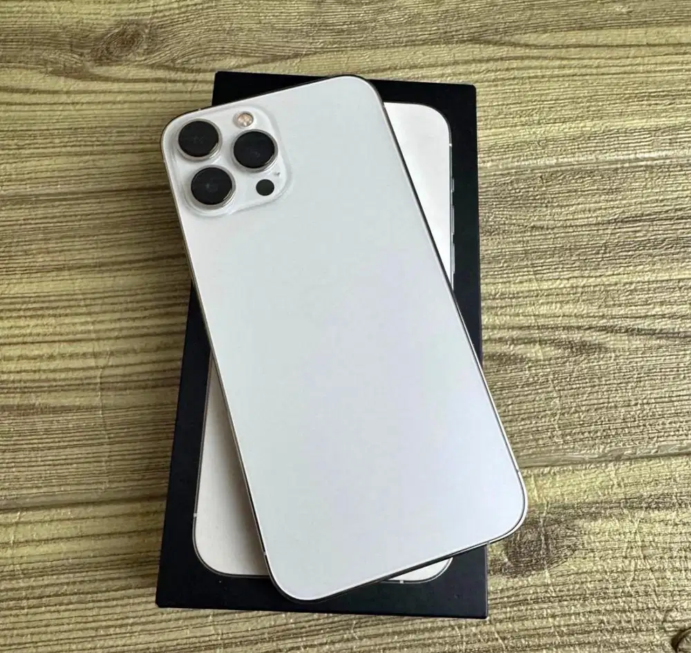 Iphone 13 Pro Max 256gb Silver iBox Battery 87% Mulus No Minus