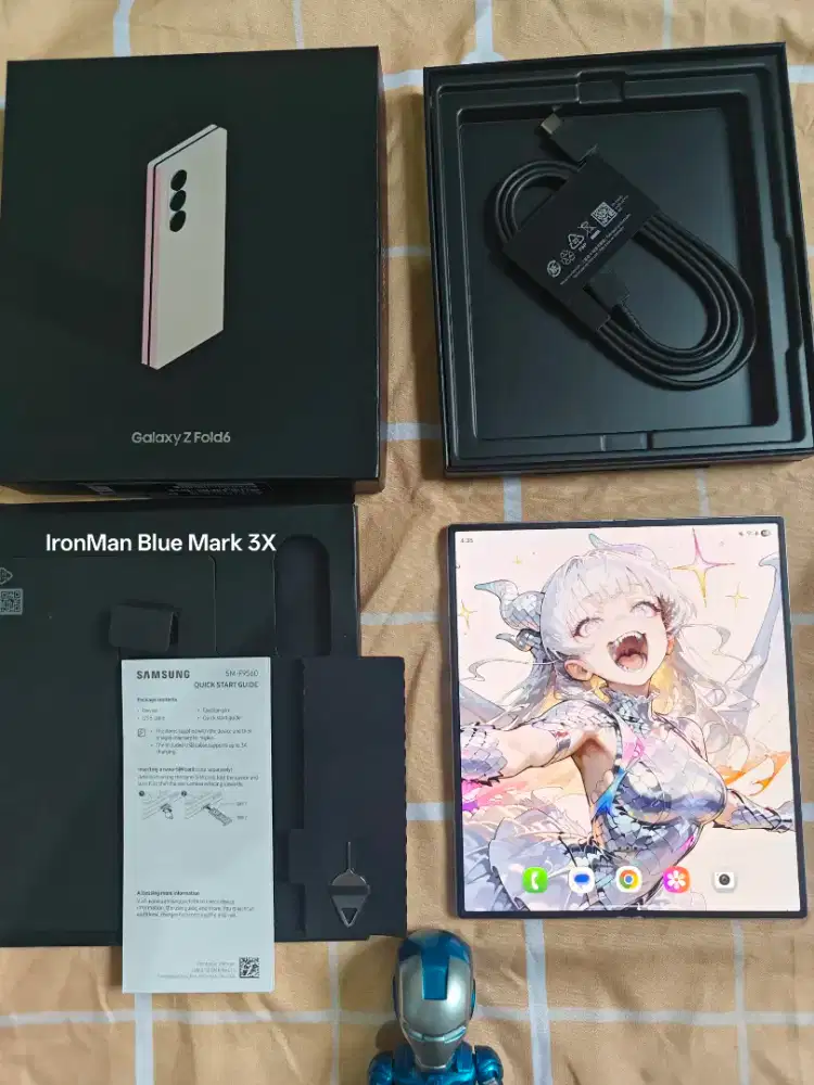 Samsung Galaxy Z Fold 6 SEIN 12 512gb Pink ex Garansi Resmi SEIN