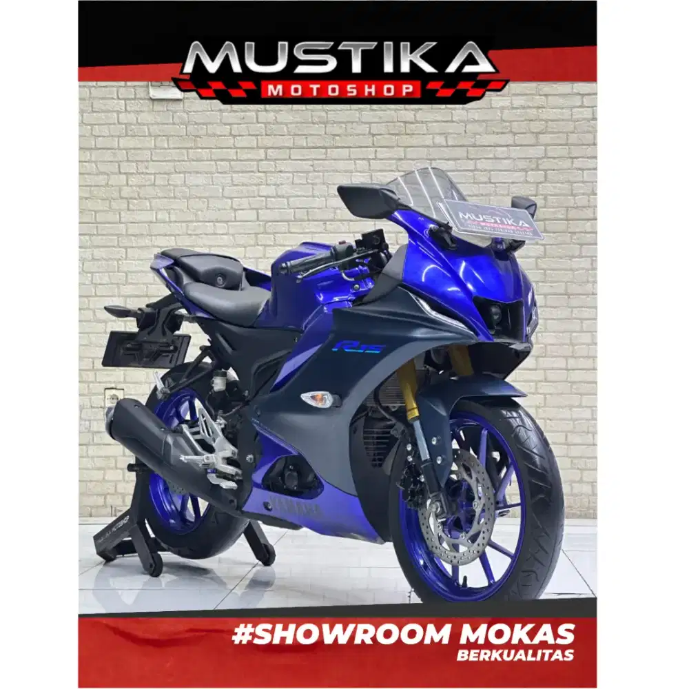 Perfect Condition!!Yamaha R15 V4 2023 Blue Rice Plat Jatim-Mustika
