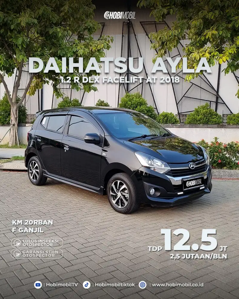 Ayla R 1.2 at 2018 garansi mesin transmisi 5th