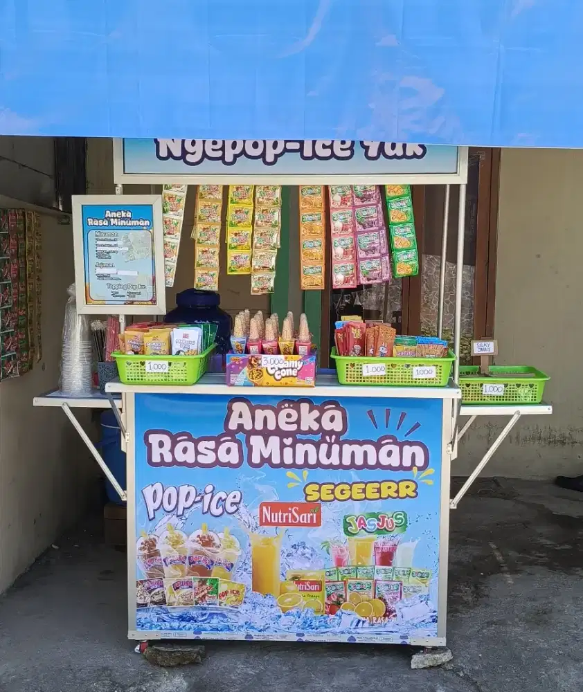 Jual Booth Portable+Roda+Atap. Nego.