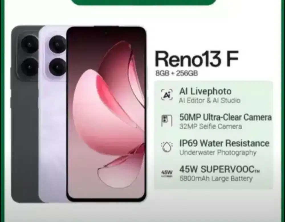 OPPO RENO 13F 5G RAM 8/258