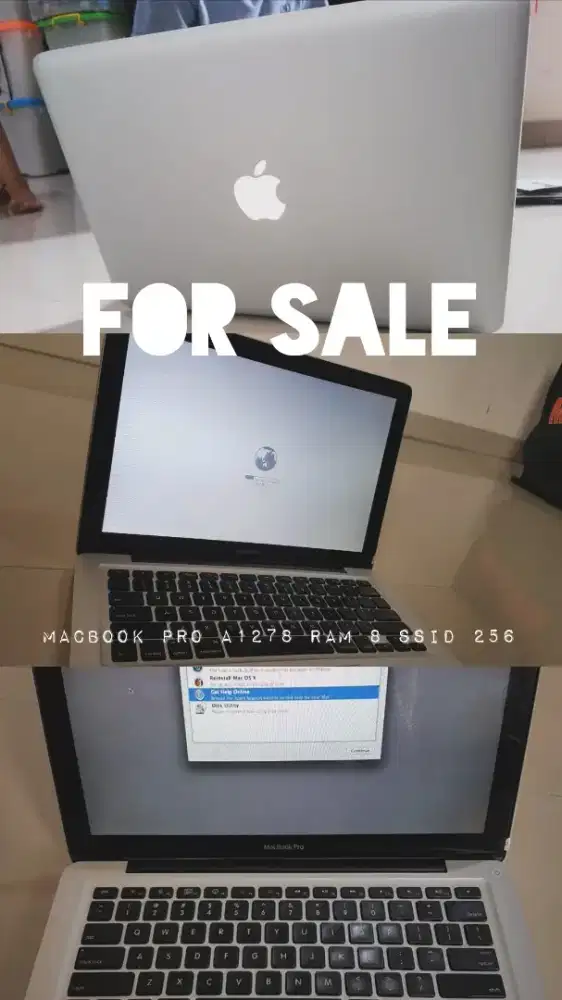 MACBOOK PRO A1278 RAM 8 SSID 256 - BATANGAN