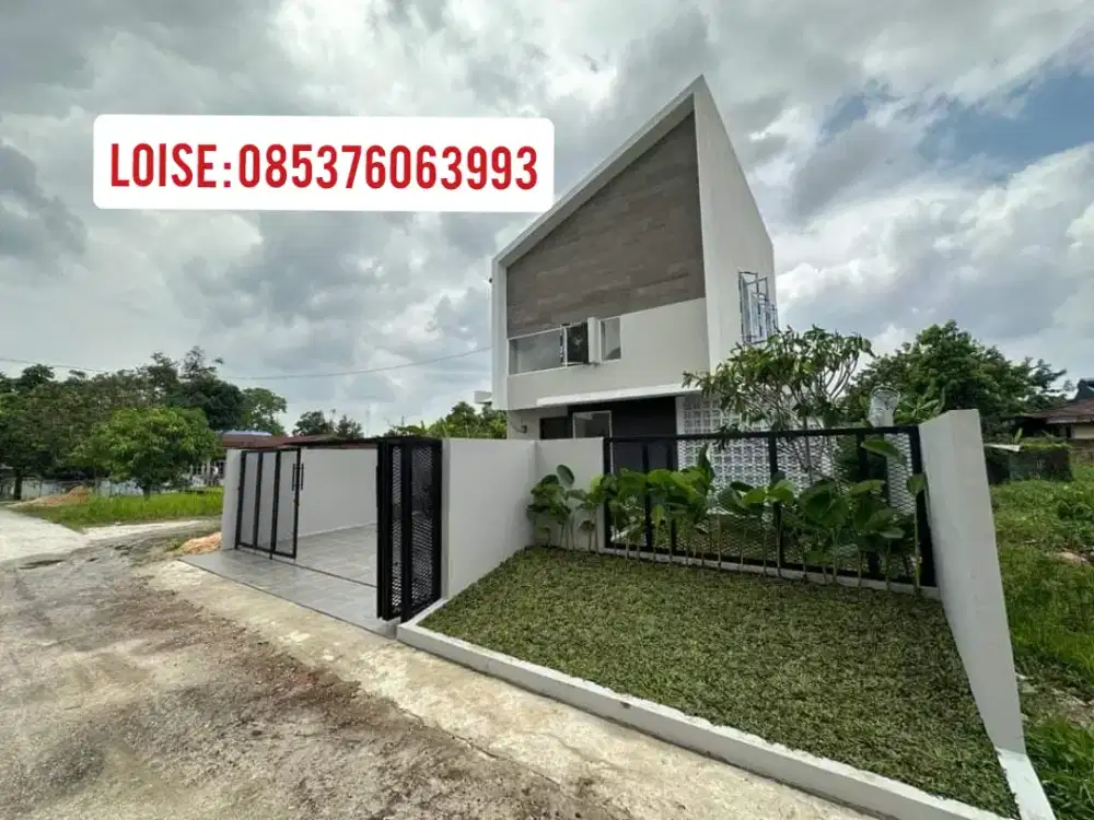 Rumah 2 Lantai Tengah Kota jl.Soekarno Hatta