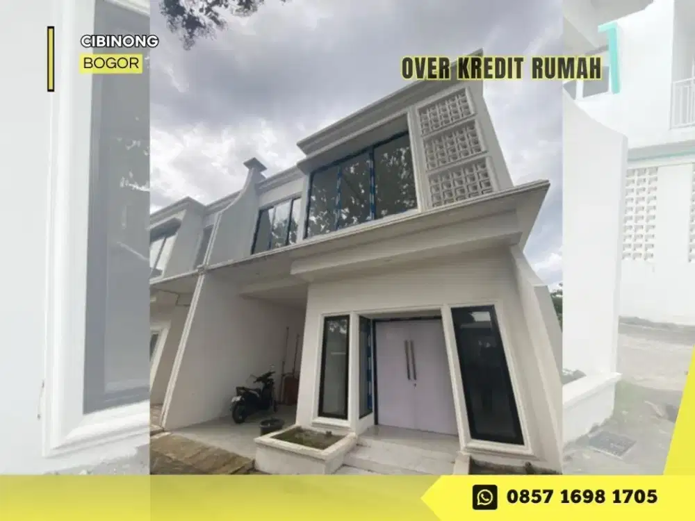 Jual Over Kredit Rumah 3Lantai Murah 49JT di Taman Asri Cibinong Bogor