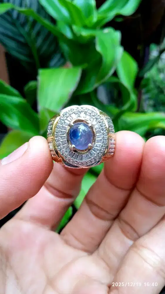 BLUE SAFIR KRISTAL LIGHT PURPLE