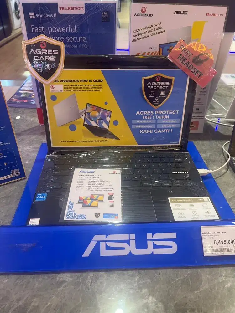 BISA CICIL ASUS VIVOBOOK INTEL CORE I3