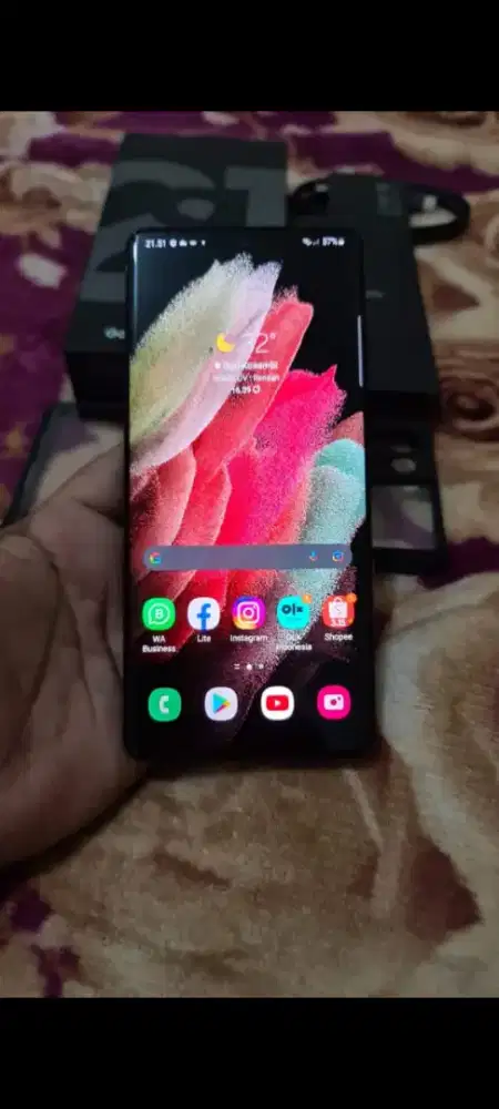 samsung s21 ultra, ram 12/256Gb, fullset nominus