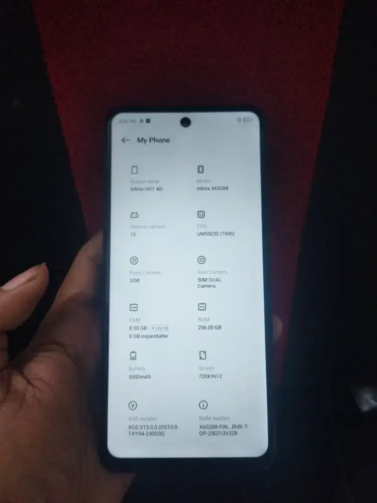 Infinix hot 40i 8/256Gb