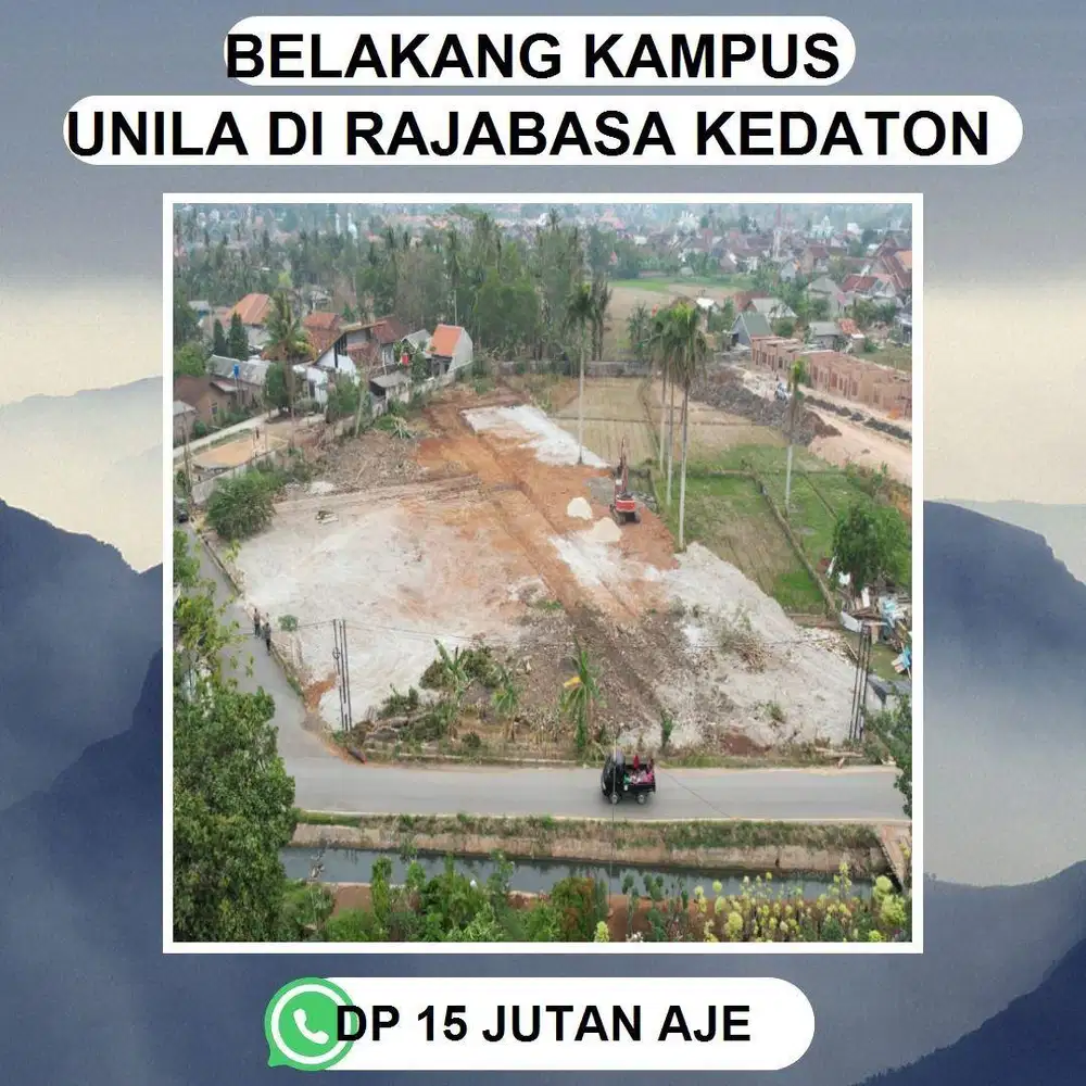 KAVLING BANDAR LAMPUNG BELAKANG KAMPUS POLINELA