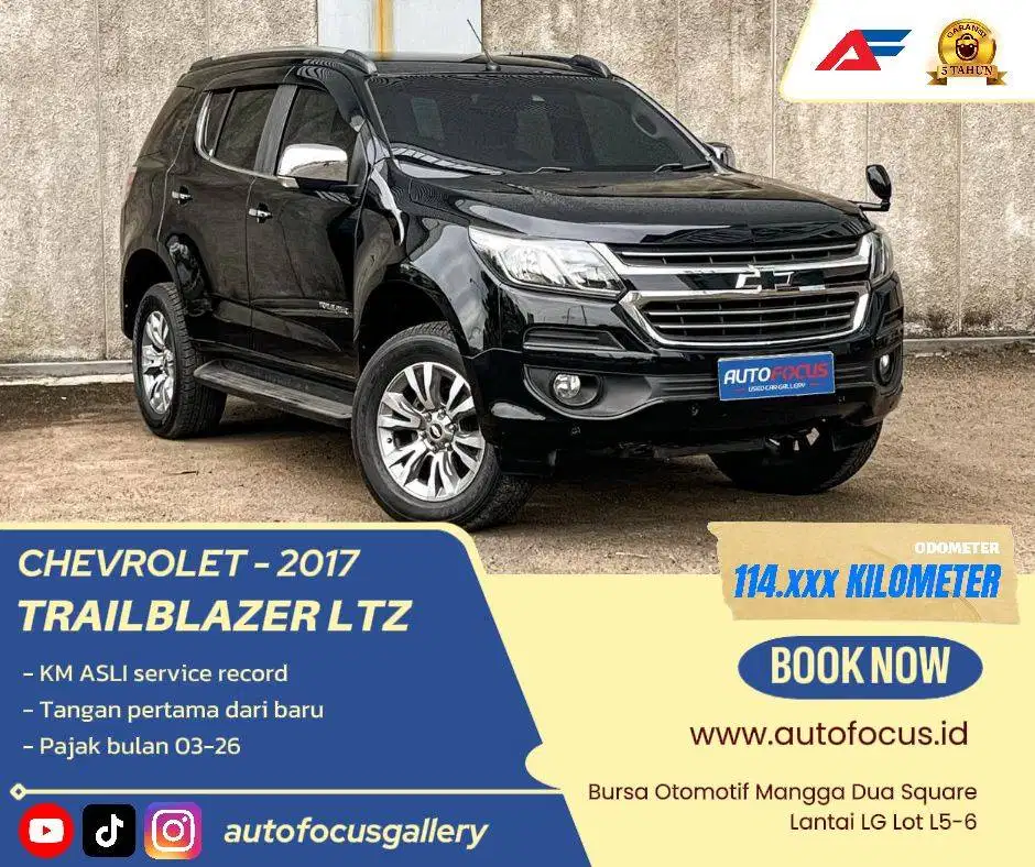 Tdp39JT Chevrolet Trailblazer 2.5 LTZ Duramax Diesel AT nik 2017