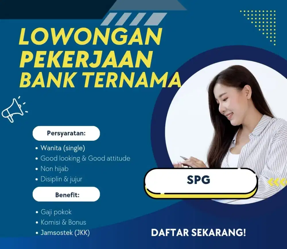 Dibutuhkan ssegera Leader Dan SPG/SPB