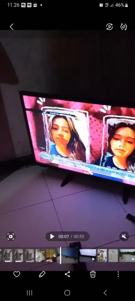 Jual tv led panasonic analog 32 inch