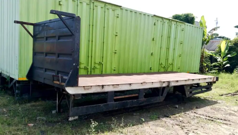 MURAH 6 mtr Losbak CDD Long Isuzu Elf load bak Hino Dutro flat deck