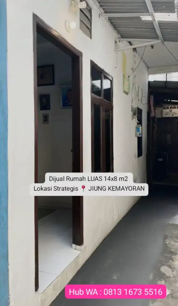 Rumah minimalis 2 lantai lokasi strategis, pusat kota, Jiung Kemayoran
