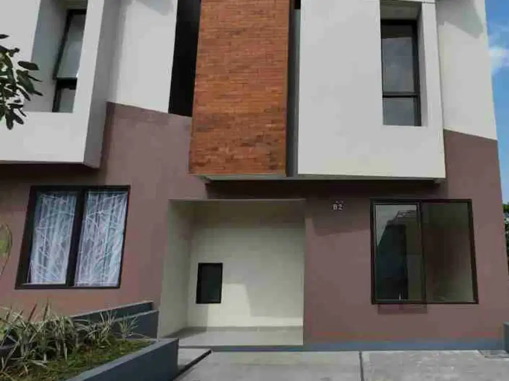 Rumah cluster di Cibinong Bogor 2 lantai 3 kamar tidur KPR tanpa DP strategis ke stasiun Bojong gede