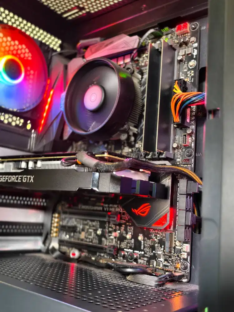 PC gaming Ryzen Asus ROG vga 6gb ddr6 SSD hdd 2tb psu corsair