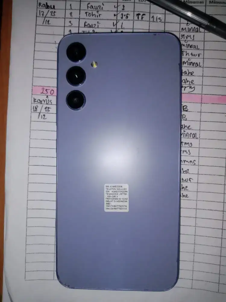 Dijual samsung a34 ram 8/128
