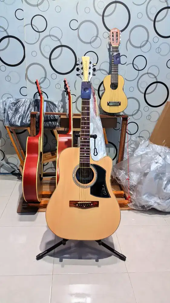Gitar Akustik Clok Clark Premium Baru