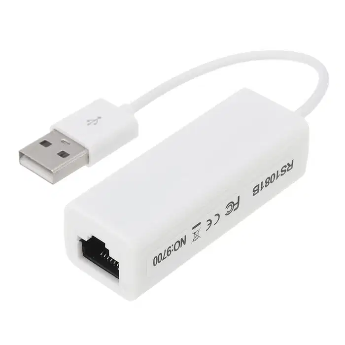 Adaptor Kabel USB 2.0 to LAN via RJ45 Ethernet Converter Adapter