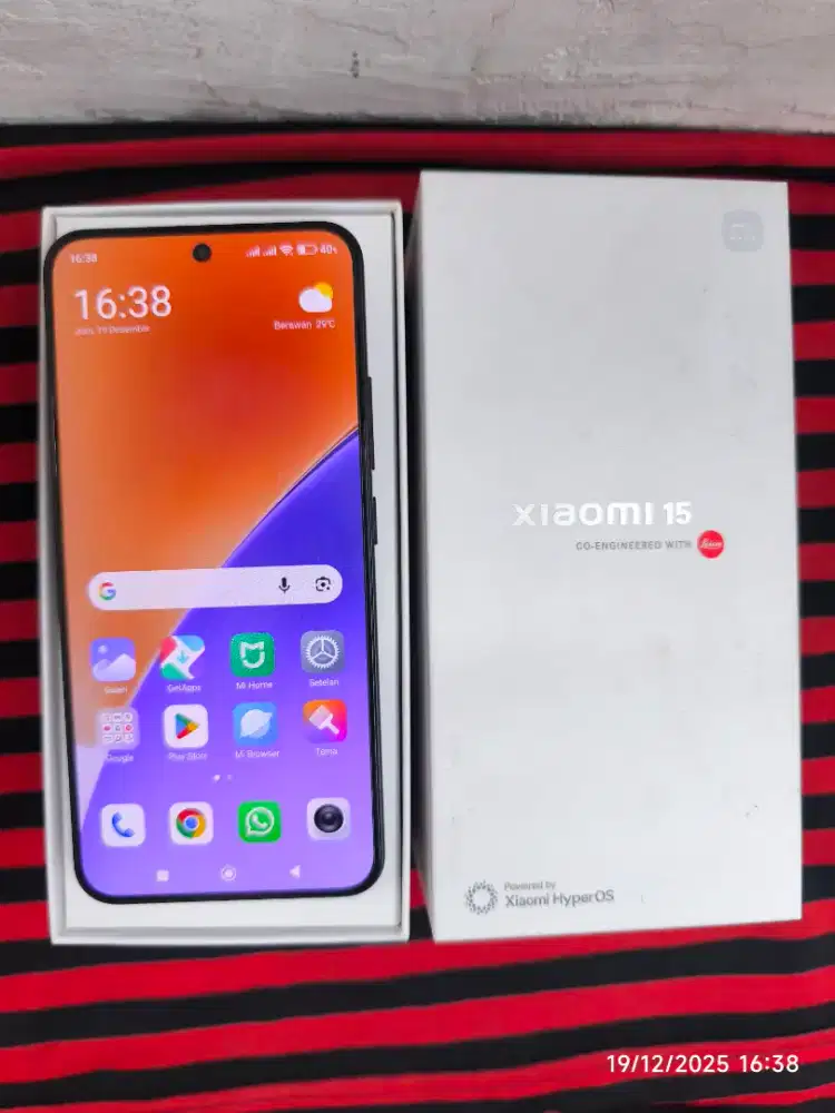 Xiaomi 15 12/512 Fullset ORI segel mulus garansi ON