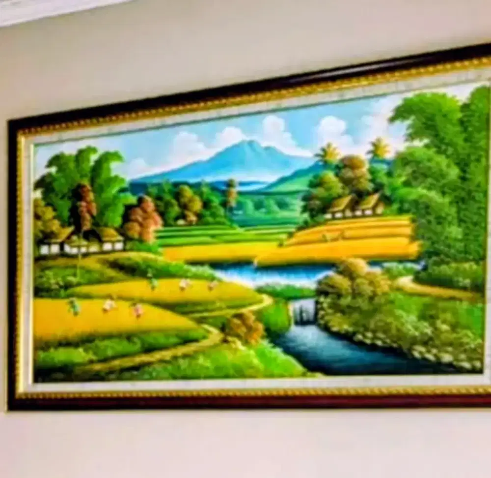 Lukisan Pemandangan Alam (Kanvas)